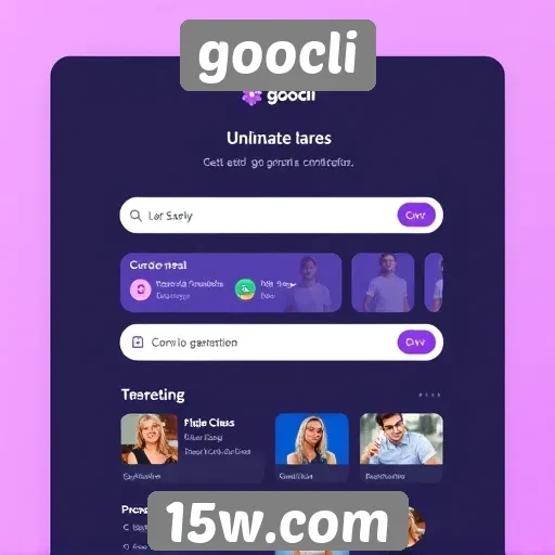 experiência de usuário no goocli é otimizada